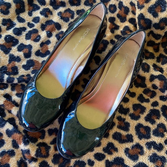 BCBG Patent Leather Wedges - Picture 2 of 6